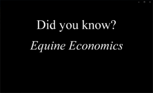 Did You Know - Fireside Chat with Scott Alvord - Equine Economics
